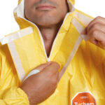 Tuta da lavoroTychem 2000 - taglia XXL - giallo - Dupont - immagine 2