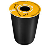 Coperchio raccolta plastica - per cestino 133R - diametro 38 cm - PVC - giallo - Cep - immagine 2