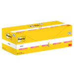 Blocco foglietti Post-it - 654-COL-VP24 - 76  x 76 mm - colori assortiti - 90 fogli - Post-it - conf. 24 blocchi - immagine 3