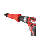 Rivettatrice per avvitatori - con 4 teste intercambiabili - Valex - immagine 2