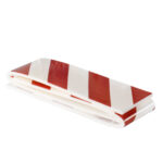 Pannello antiurto adesivo BOX - 13,7 x 50 cm - EPE/LDPE - bianco/rosso - Geko - conf. 2 pezzi - immagine 2
