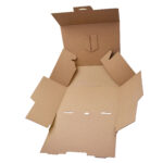 Scatola automontante per ecommerce PICK&Post - S - 26 x 19 x 10 cm - giallo/blu - Blasetti - immagine 3