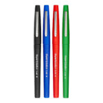 Pennarello Flair Nylon - punta feltro - 1,10mm - colori assortiti Classic - Papermate - conf. 4 pezzi - immagine 2