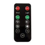 Ventilatore portatile - da campeggio - con luce LED - diametro 10 cm - 16 x 14 x 16,5 cm - Melchioni family - immagine 2