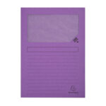 Cartellina a L con finestra Forever - 130g - A4 - colori assortiti - Exacompta - conf. 10 pezzi - immagine 10