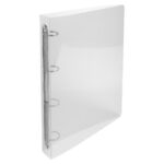 Raccoglitore rigato Crystal Colours - A4 Maxi - 4 anelli tondi 30 mm - dorso 4 cm - PP - colori assortiti - Exacompta - immagine 7