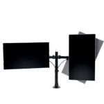 Braccio estensibile ergonomico per monitor doppio SmartFit - nero - Kensington - immagine 3