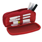 Astuccio 2 zip Monocromo -  21 x 5 x 9 cm - silicone/poliestere - colori assortiti - Pigna - immagine 7