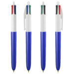 Penna a sfera scatto multifunzione 4 Colours Glacè - punta 1,0 mm - colori assortiti - Bic - expo 40 pezzi - immagine 2
