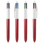 Penna a sfera scatto multifunzione 4 Colours Glacè - punta 1,0 mm - colori assortiti - Bic - expo 40 pezzi - immagine 4
