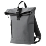 Zaino Roll-top Drop - 30 x 42 x 14 cm - gomma - grigio - In Tempo - immagine 2