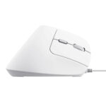 Mouse ergonomico Bayo II - con filo - bianco - Trust - immagine 5