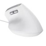 Mouse ergonomico Bayo II - con filo - bianco - Trust - immagine 6