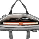 Borsa porta notebook Vacallo 16" - PET - grigio chiaro - SWISS Digital DESIGN - immagine 3