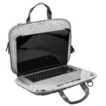 Borsa porta notebook Vacallo 16" - PET - grigio chiaro - SWISS Digital DESIGN - immagine 4
