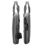 Borsa porta notebook Vacallo 16" - PET - grigio chiaro - SWISS Digital DESIGN - immagine 5