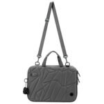 Borsa porta notebook Vacallo 16" - PET - grigio chiaro - SWISS Digital DESIGN - immagine 6