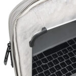 Borsa porta notebook Vacallo 16" - PET - grigio chiaro - SWISS Digital DESIGN - immagine 9