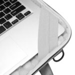 Borsa porta notebook Vacallo 16" - PET - grigio chiaro - SWISS Digital DESIGN - immagine 10