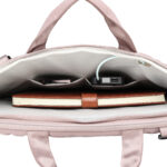 Borsa porta notebook Vacallo 16" - PET - rosa cipria - SWISS Digital DESIGN - immagine 3