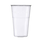 Bicchiere birra in PLA - 390 ml - trasparente - Dopla Green - conf. 20 pezzi - immagine 2