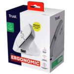 Mouse Ergonomico Bayo II wireless - bianco - Trust - immagine 5
