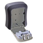 Cassetta di sicurezza per chiavi - combinazione meccanica - 9,5 x 11,5 x 4 cm - metallo - nero/grigio - Valex - immagine 3