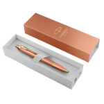 Penna a sfera IM Monochrome Rituals Orange - punta M - arancione - Parker - immagine 2