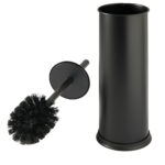 Portascopino Vic - diametro 9,5 cm - altezza 27 cm - acciaio inox - nero satinato - Perfetto - immagine 2