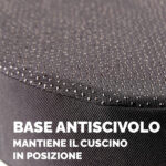 Cuscino Breyta Comfort - 6 x 43 x 43 cm - in tessuto - nero - Fellowes - immagine 6