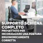 Cuscino Lombare Confort Breyta - 33 x 38 x 9 cm - in tessuto - nero - Fellowes - immagine 6