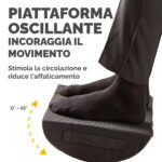 Cuscino Poggiapiedi Breyta - 10 x 45 x 30 cm  - nero - Fellowes - immagine 4