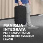 Cuscino Poggiapiedi Breyta - 10 x 45 x 30 cm  - nero - Fellowes - immagine 7