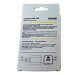 Caricabatteria rapido - 2 porte - USB-C e USB-A da 20W - MKC - immagine 4