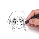 Set scrittura Manga - 1 portapennino+5pennini+inchiostro - Dom - immagine 2