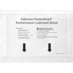 Foglio lubrificante Performance - per distruggidocumenti - Fellowes - conf. 10 pezzi - immagine 2