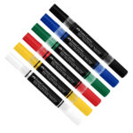 Marcatori Shake&Paint - colori assoriti basic - Faber-Castell - conf. 6 pz - immagine 2