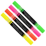 Marcatori Shake&Paint - colori assoriti neon - Faber-Castell - conf. 4 pz - immagine 2