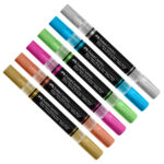 Marcatori Shake&Paint - colori assoriti metallic - Faber-Castell - conf. 6 pz - immagine 2