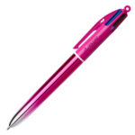Penna 4 Colours Smooth - colori assortiti - Bic - expo 36 pezzi - immagine 2