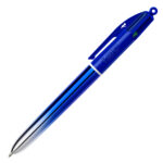 Penna 4 Colours Smooth - colori assortiti - Bic - expo 36 pezzi - immagine 3