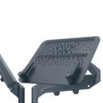 Braccio salvaspazio  - per 2 monitor & laptop - grigio scuro - Leitz - immagine 4