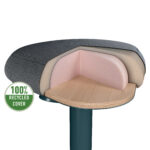 Sgabello Active Comfort da seduta - grigio scuro - Leitz - immagine 2