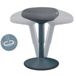 Sgabello Active Comfort da seduta - grigio scuro - Leitz - immagine 3