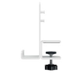 Pannello forato grande - per scrivanie compatte Sit-Stand - con supporto PC/Smartphone, portapenne e gancio - 80 x 25 x 0,8 cm - gri gio chiaro - Leitz - immagine 2