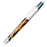 Penna a sfera scatto multifunzione 4 Colours Animalier - punta 1,0 mm - Bic - conf. 3 pezzi - immagine 2