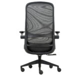 Seduta operativa ergonomica Aurora CHLN18 - braccioli regolabili - nero - Unisit - immagine 3