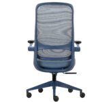 Seduta operativa ergonomica Aurora CHLN18 - braccioli regolabili - blu - Unisit - immagine 3