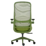 Seduta operativa ergonomica Aurora c/braccioli regolabili verde Unisit - immagine 3