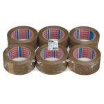Nastro adesivo da imballo Tesapack - Eco & Standard - 132 m x 5 cm - avana - Tesa - immagine 2